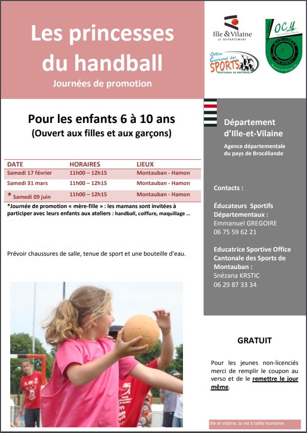 Les princesses du handball